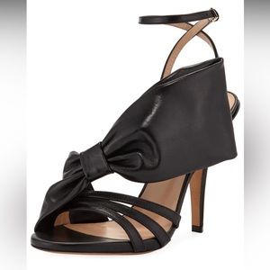 VALENTINO GARAVANI Large Bow Leather Sandal